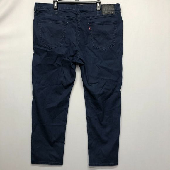 Levi's 541 Men Blue Denim Jeans Size 42X32 Athletic Taper  M096 -3 - Picture 16 of 16